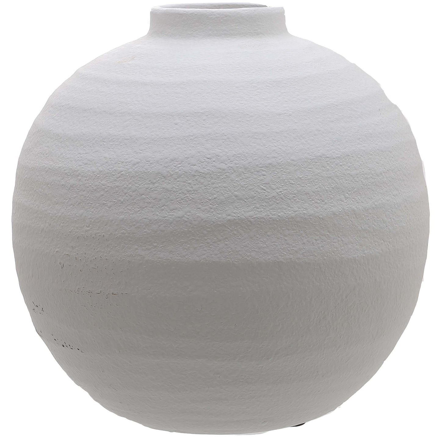 Matte Textured Stone Globe Vase | 2 Sizes Available