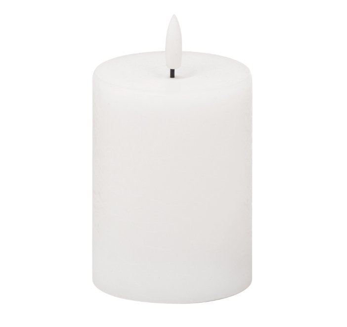 Natural Glow 10cm LED White Candle