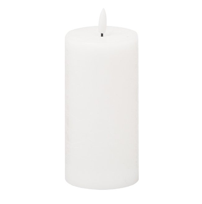 Natural Glow 15cm LED White Candle