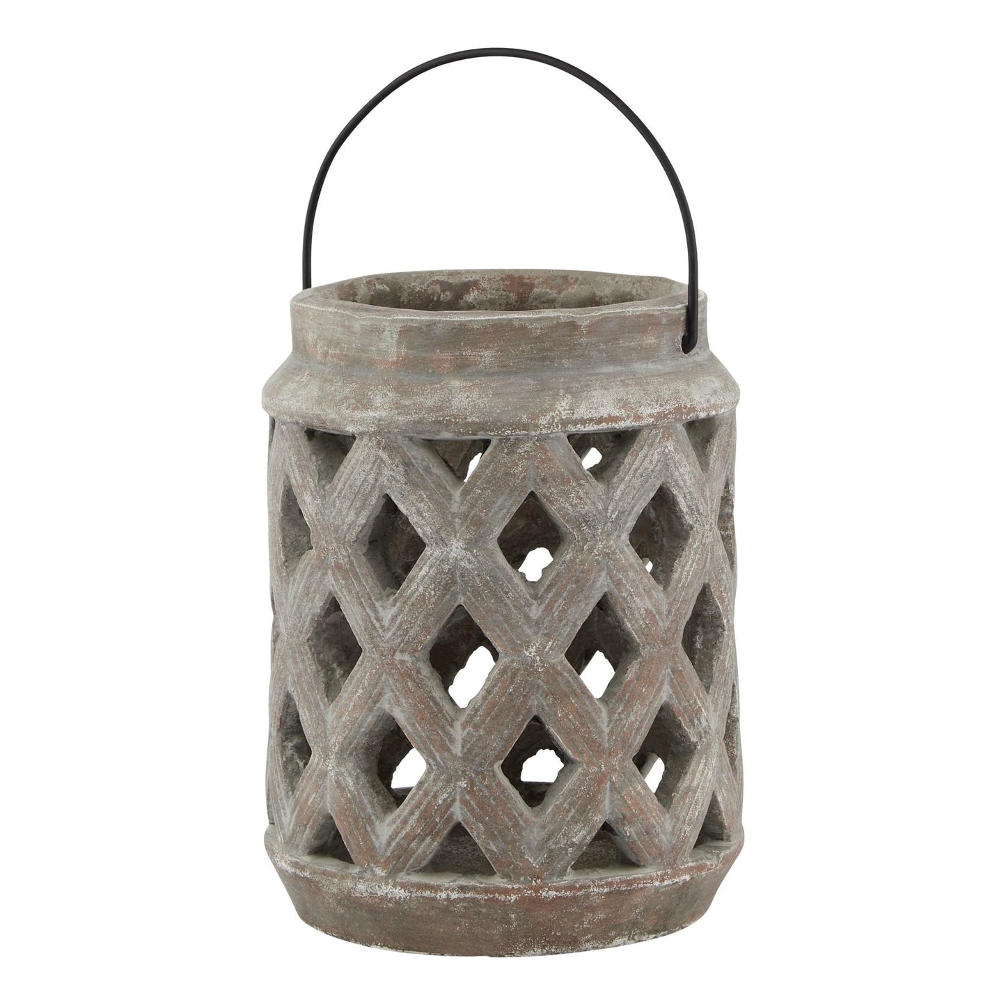 large rustic candle lantern