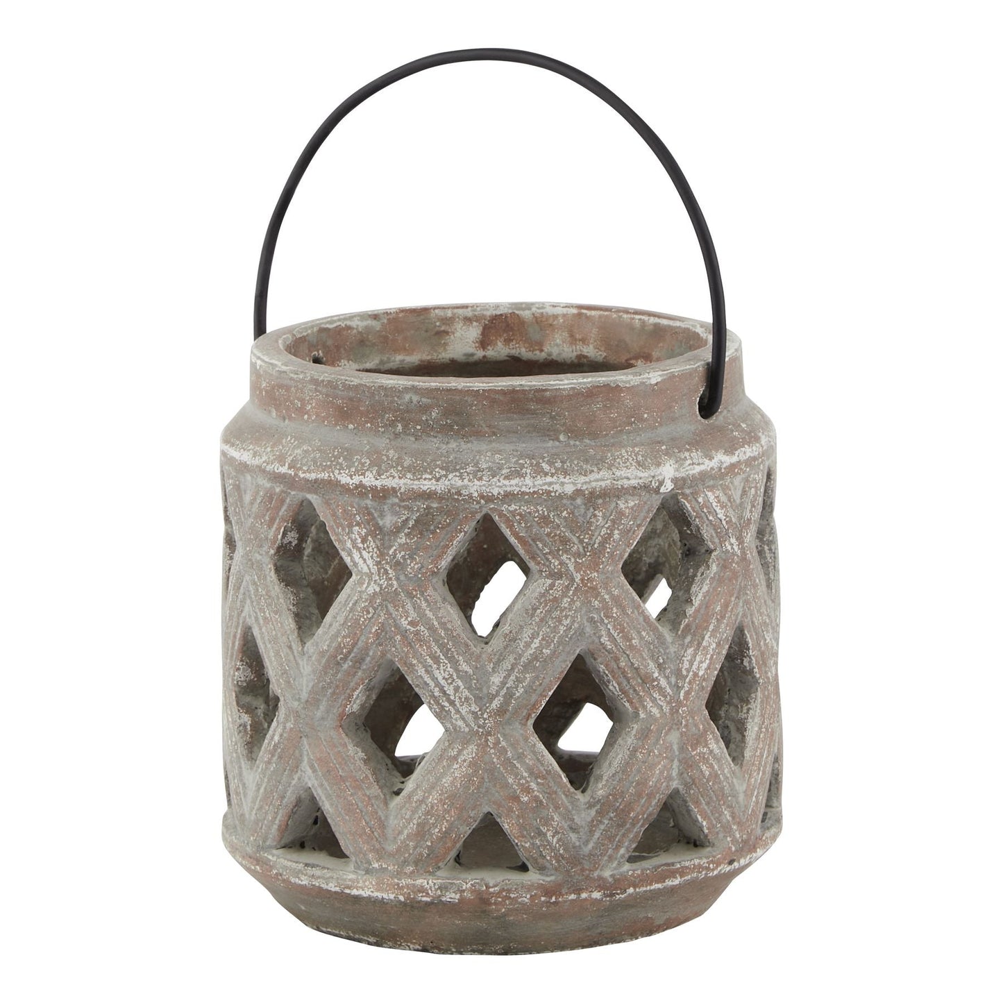 small rustic candle lantern