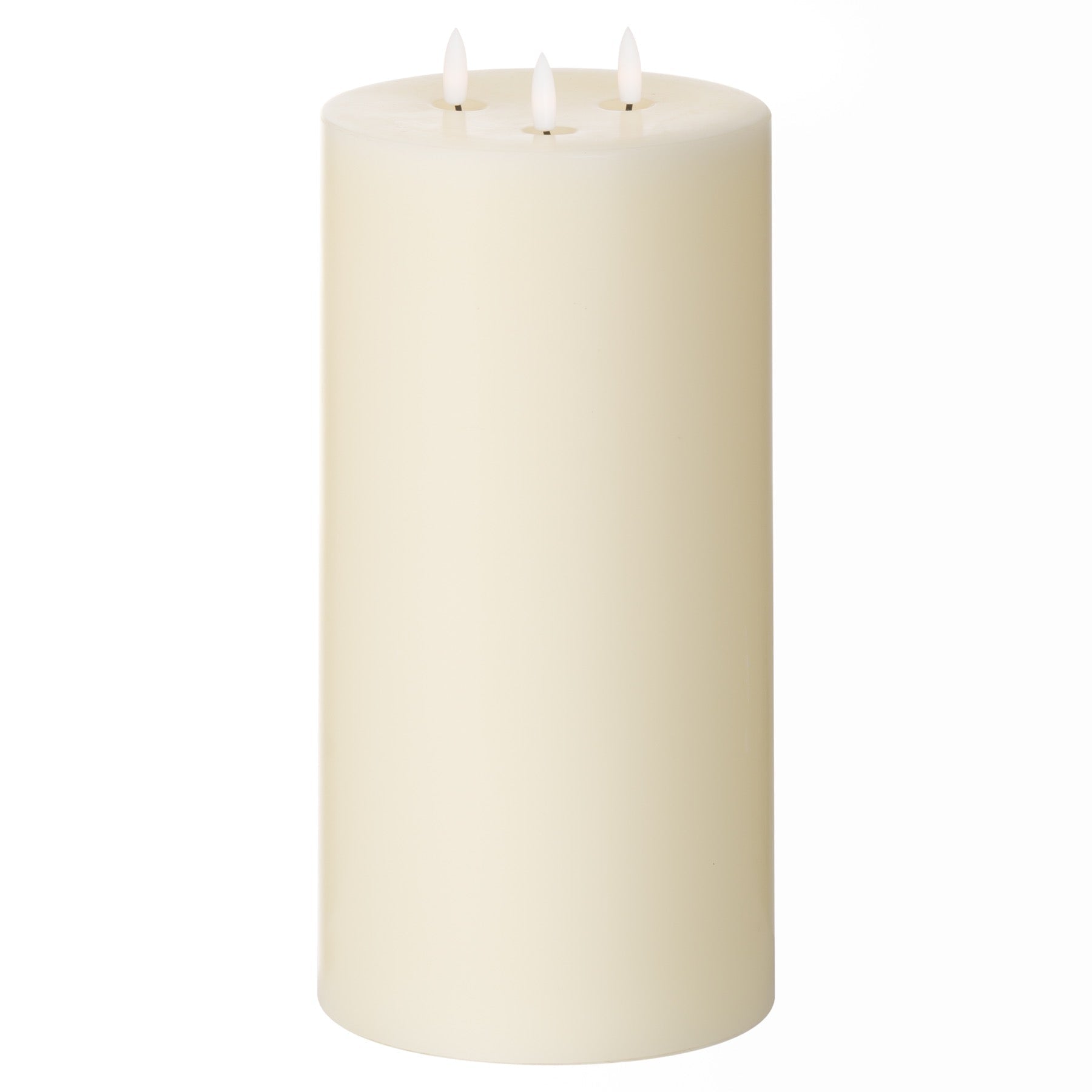 30cm triple wick LED candle unlit