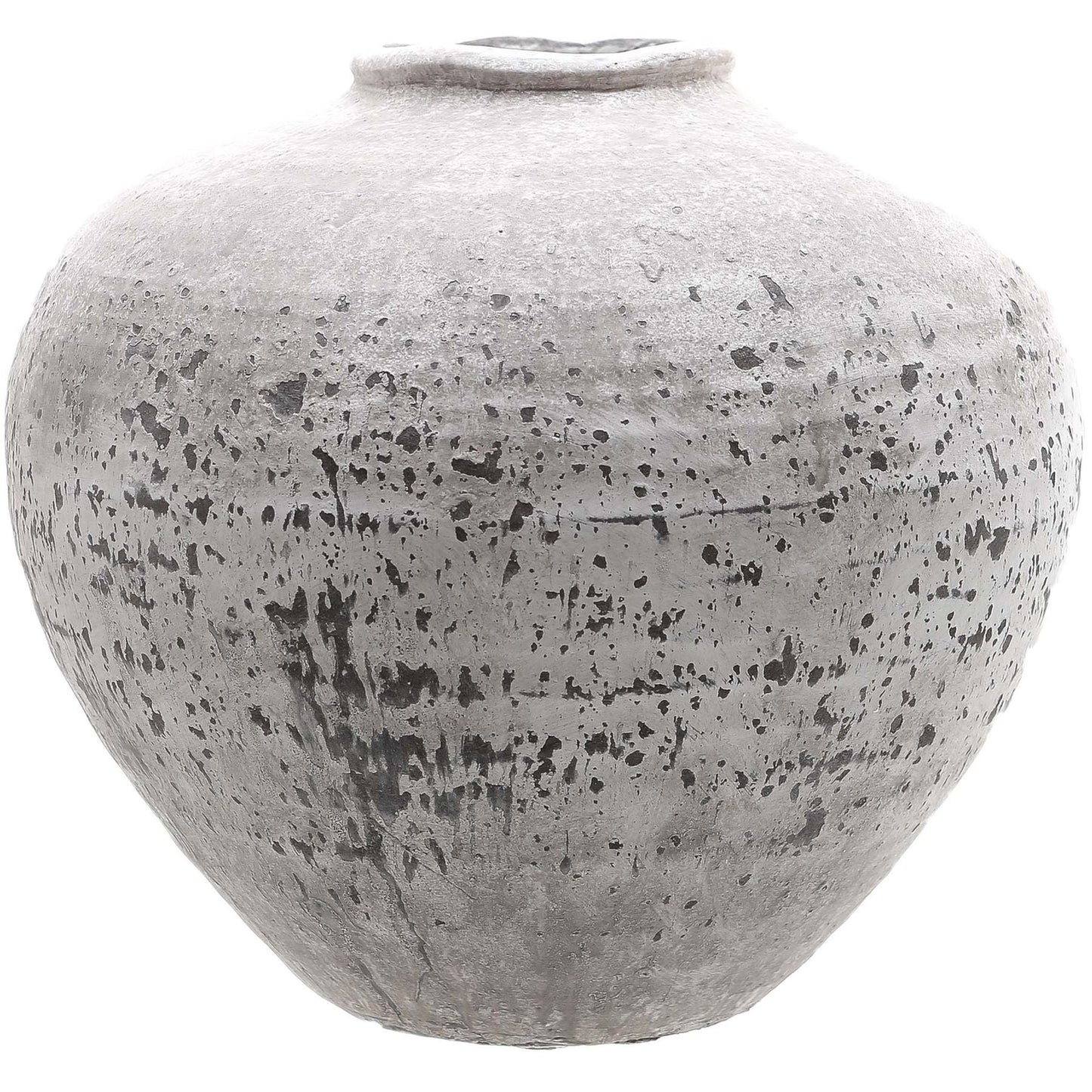 large aged stone vase