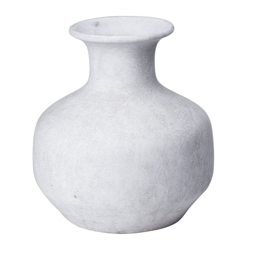 Linz Round Squat Stone Vase