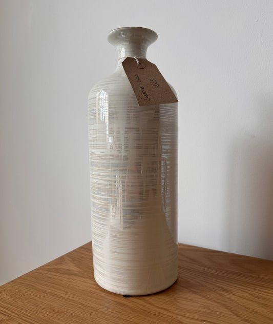 Lustre Neutral Vase