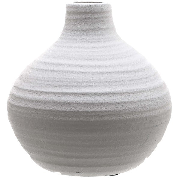 Matte White Amphore Vase