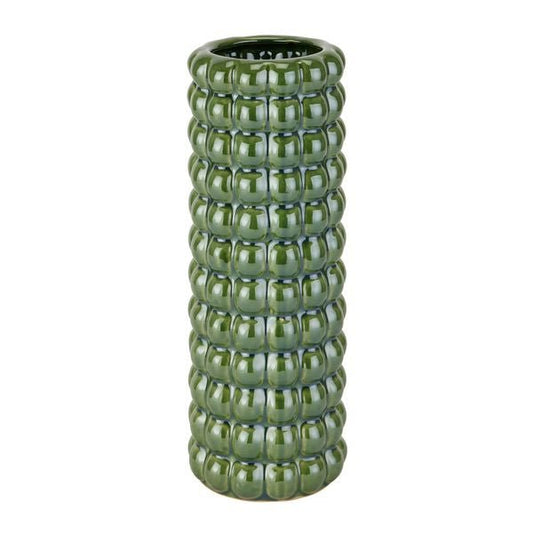 Olive Green Bubble Vase