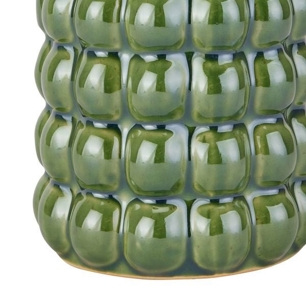 Olive Green Bubble Vase