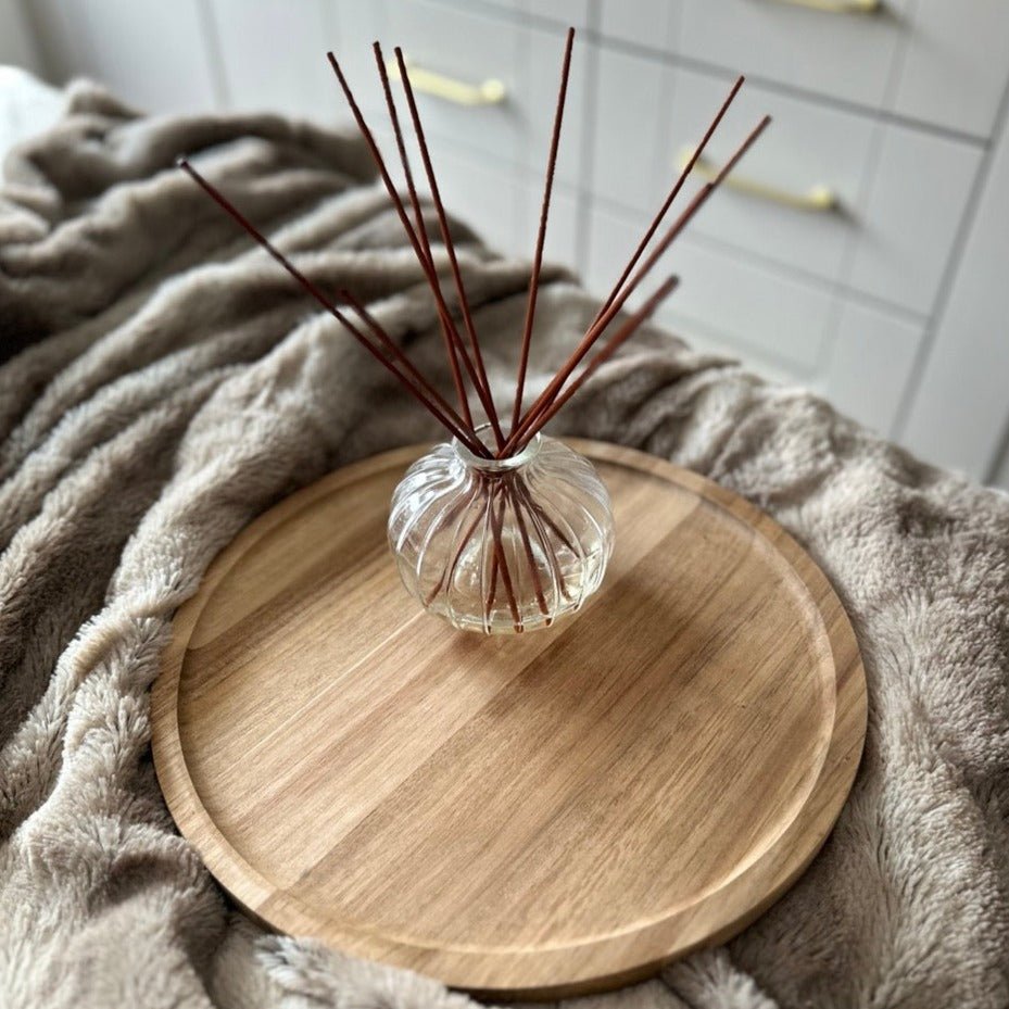 Round Wooden Tray