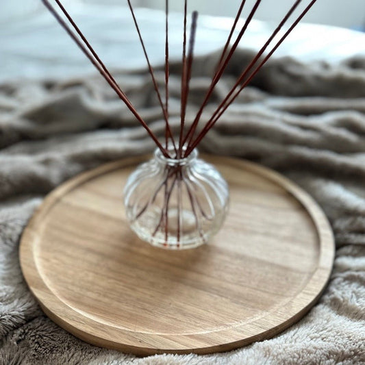 Round Wooden Tray