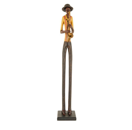 Saxophonist Standing Figurine