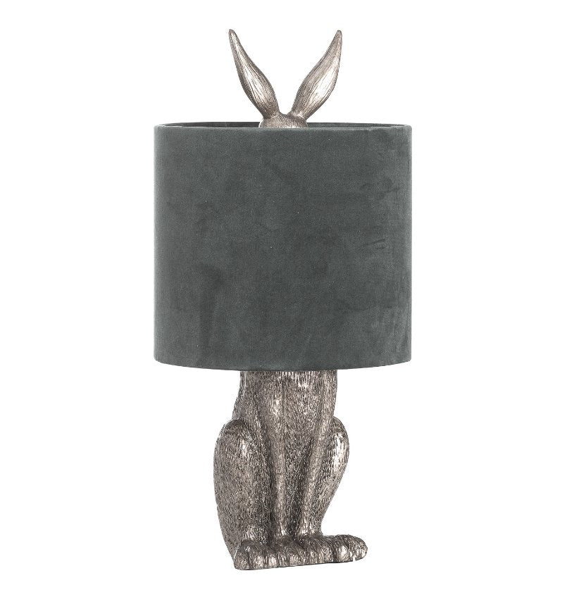 Silver Hare Table Lamp