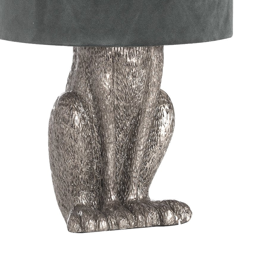 Silver Hare Table Lamp