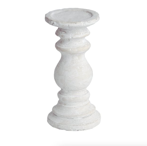 20cm tall Stone Candlestick