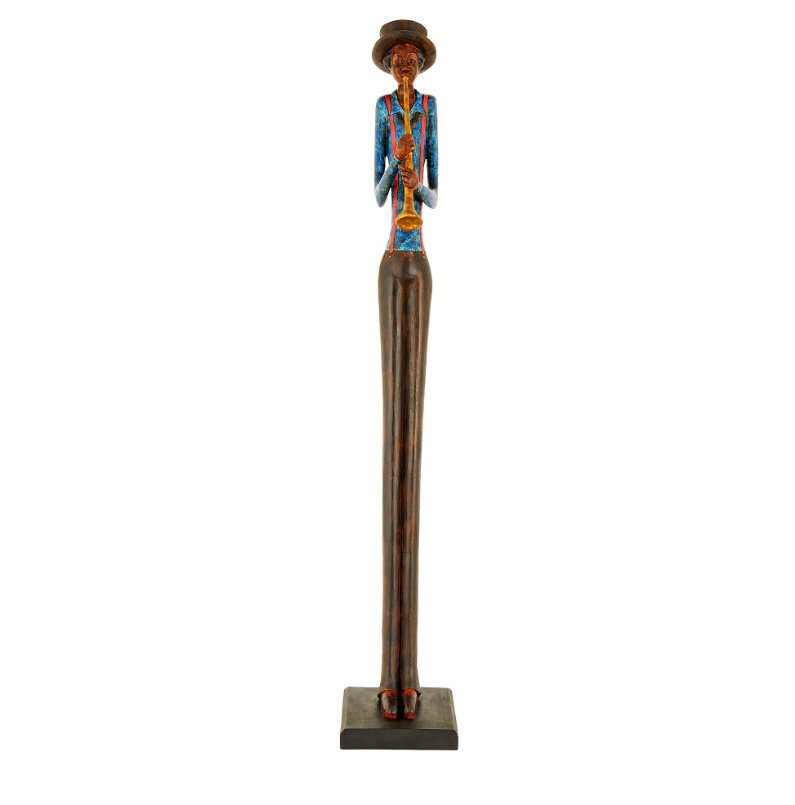 Trumpeter Standing Figurine