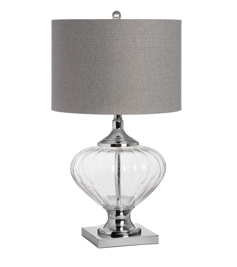 Villa Fluted Glass Table Lamp