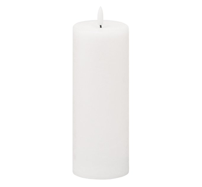 White Luxe 20cm LED Candle