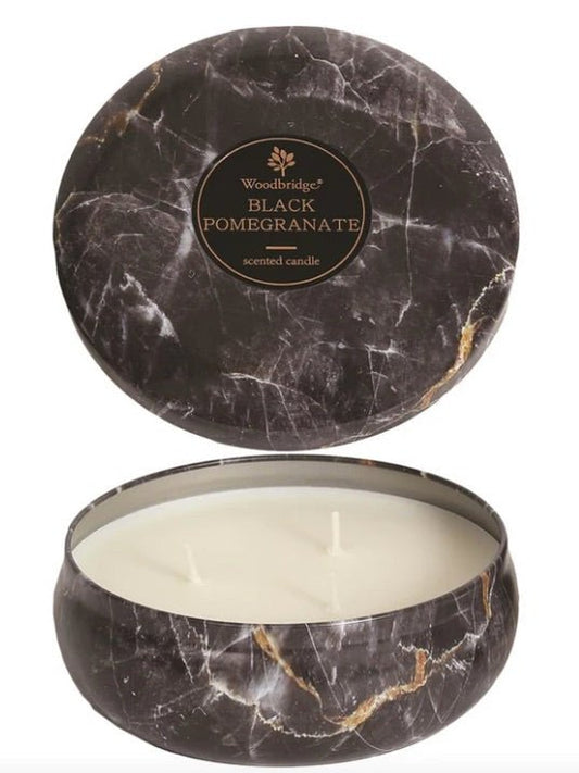 Woodbridge Marble Tin Candles - VARIOUS FRAGRANCES